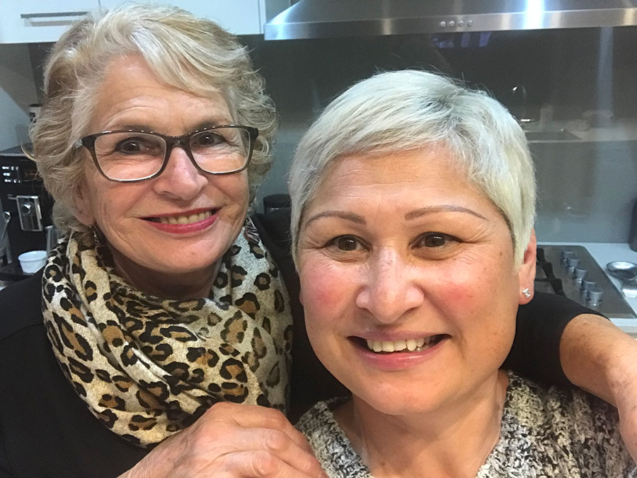 Annie and Bev at Krondorf Trading