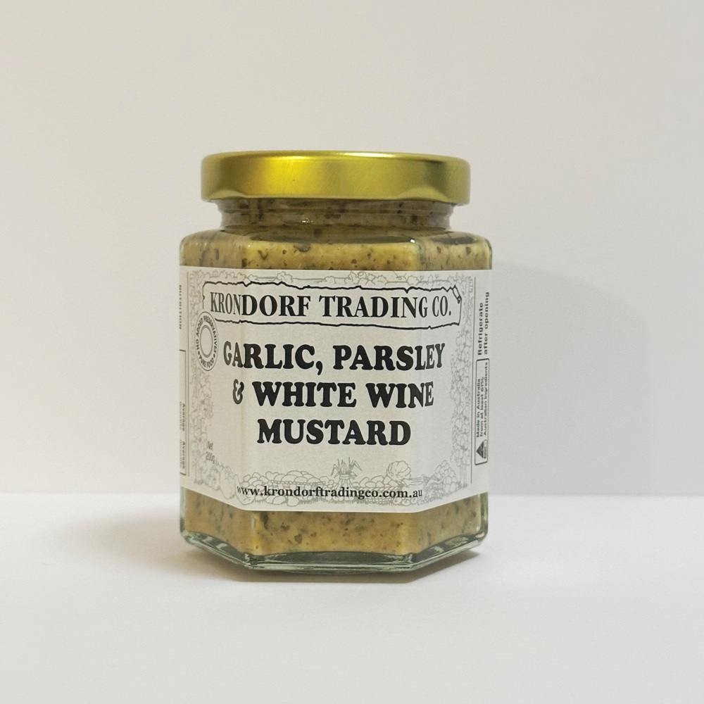 Garlic, Parsley & White Wine Mustard